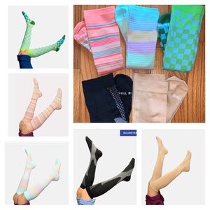 BUNDLE! NURSE YARD Regular and CORE Compression Socks L/XL